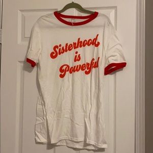Sisterhood is Powerful Ringer Tee